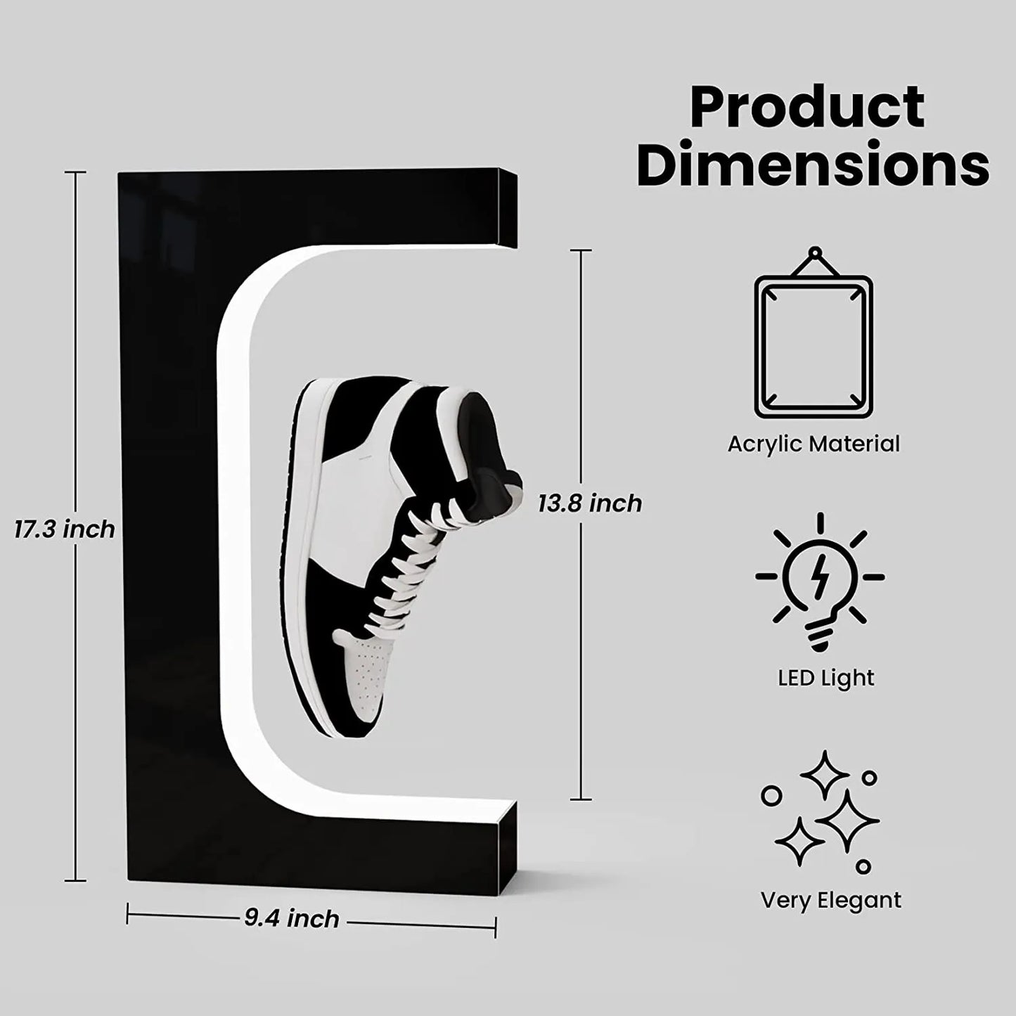 Magnetic Levitation Floating Shoe Display Stand