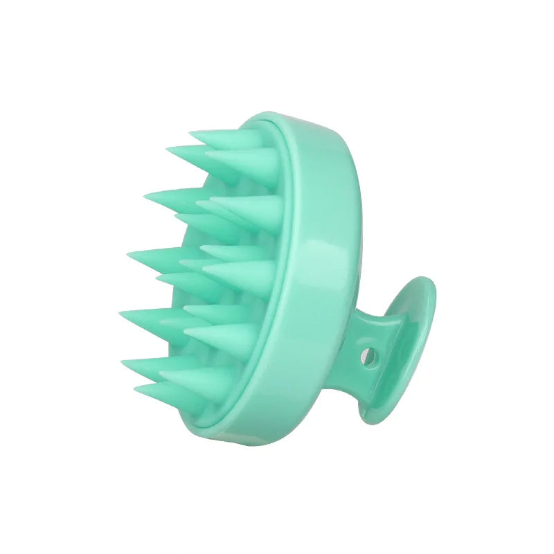 Silicone Shampoo Brush Head Scalp Massage Comb