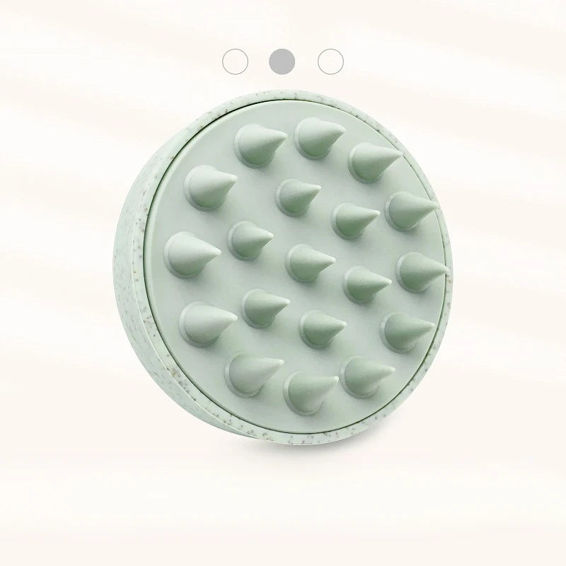 Silicone Shampoo Brush Head Scalp Massage Comb