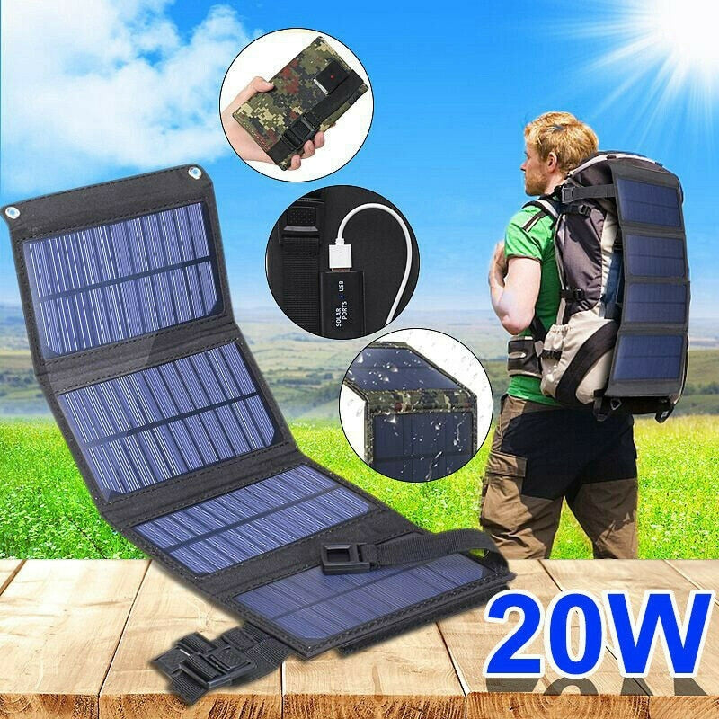 Waterproof 5V Foldable Solar Panel - Gadgetos.co