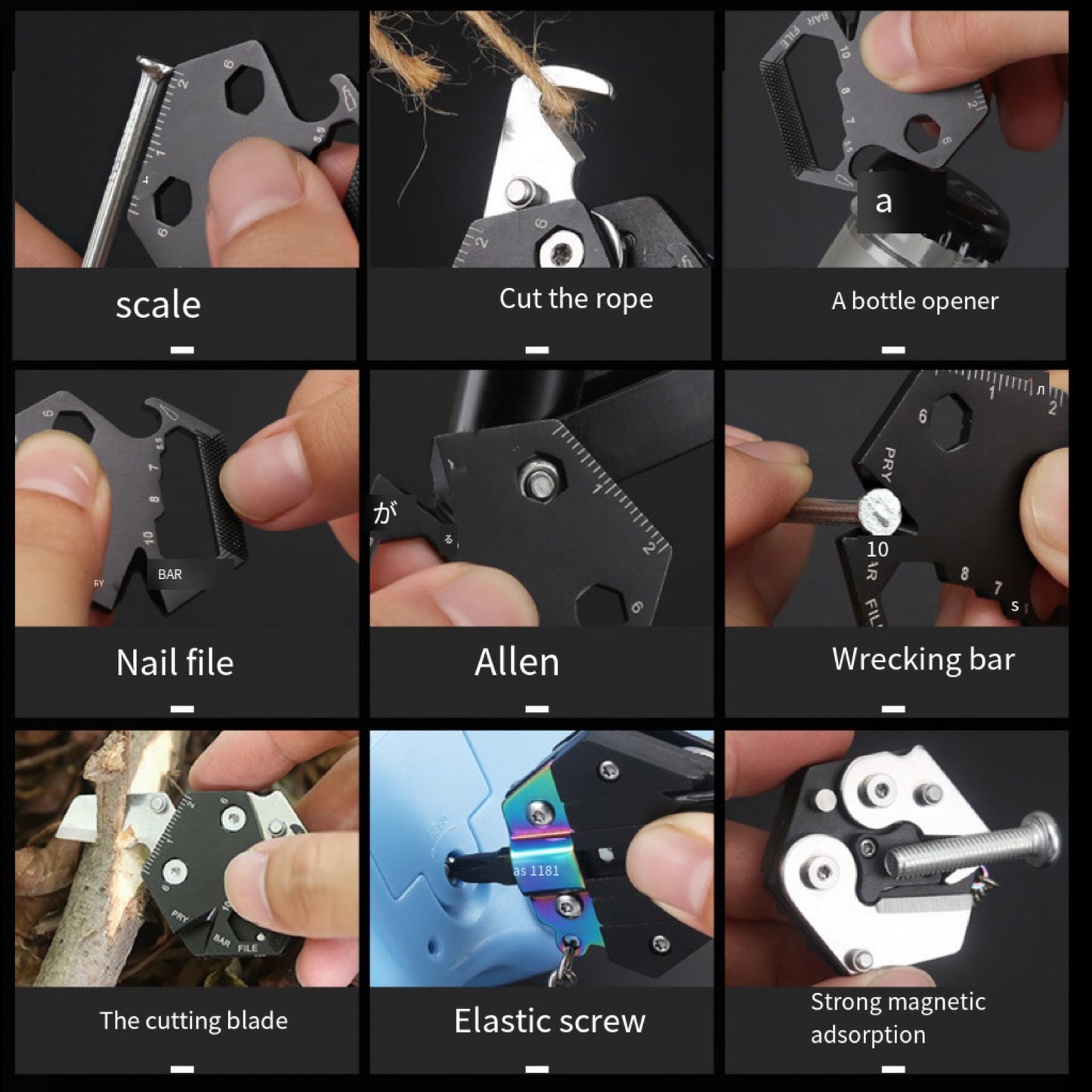 Hexagon Screwdriver Keychain - Gadgetos.co