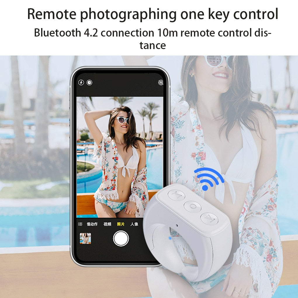 Mobile Selfie Remote Control Ring - Gadgetos.co